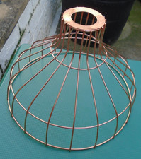 gold coloured lampshade frame