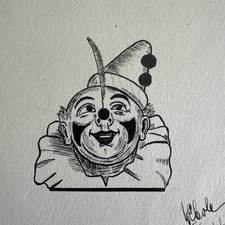 Antique 1911 Signed Pen & Ink