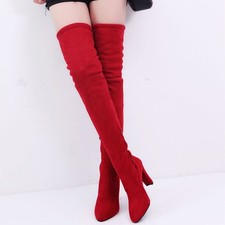 Womens Ladies Thigh High Boots