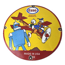 Vintage Esso Sign - Gasoline