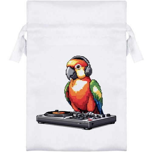 Pixel style parrot - 'pixel, parrot'