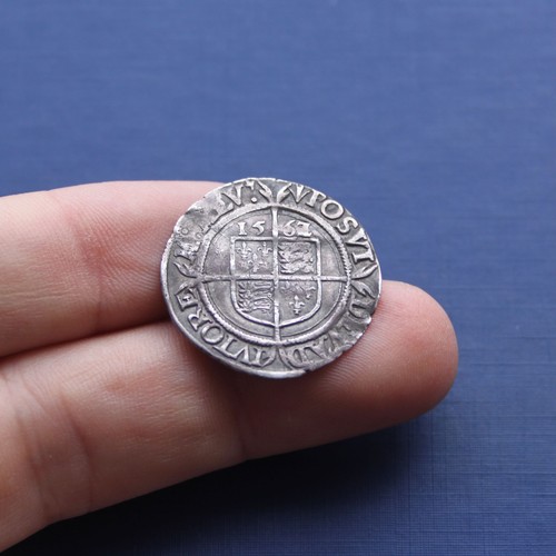 Hammered silver coin elizabeth - hammered,