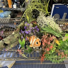 Fish Tank Decor Aquarium Ornaments And Plants