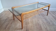 Original G-PLAN 1960s Teak and Glass Mid-Century Drinks /Coffee Table