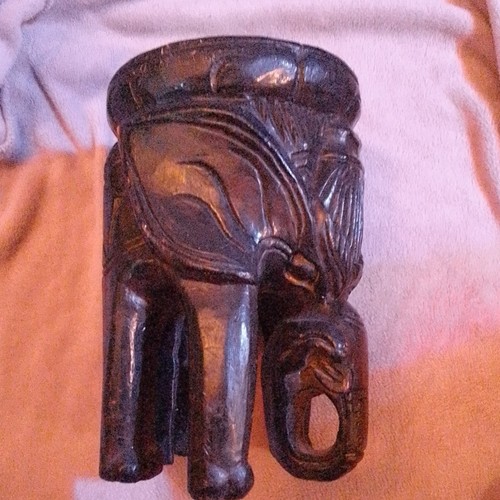 Hand carved brown - carved, wooden