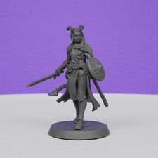 Female Tiefling Knight |