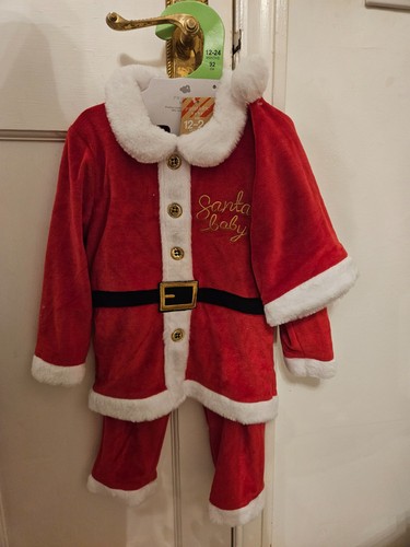 Primark baby red santa dress - red,