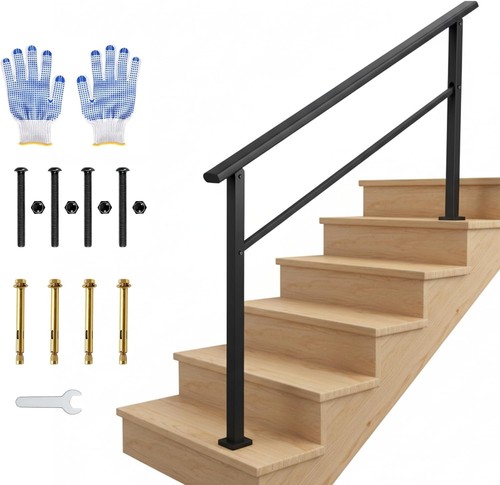 Step outdoor stair - stair, handrail