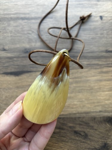 Vintage real horn - horn, necklace
