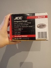 JCC JC94219 GU10 11w 240v brushed nickel down light 