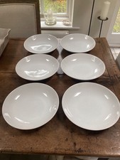 M&S Pasta Bowls / White Ceramic From The Andante Collection