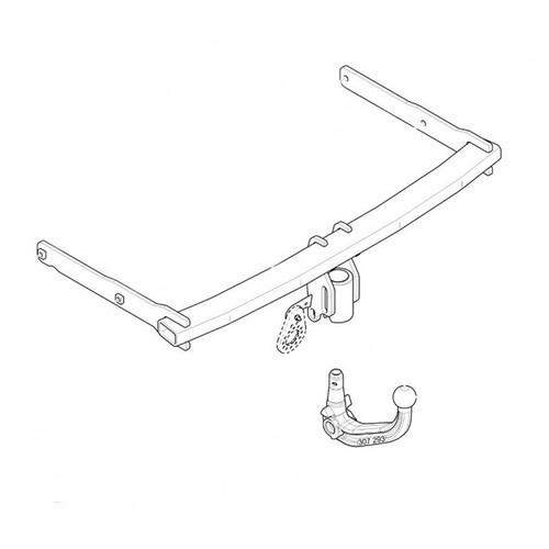 Westfalia towbar for - towbar, audi