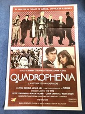 QUADROPHENIA Original VESPA GS160 Movie Film Poster MODS LAMBRETTA SX200 Scooter
