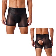 UK Mens Sheer Hollow Out
