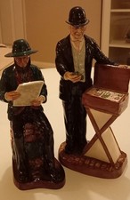 Coalport The News Sheet And The  Medicine Man Character Collection Figurines