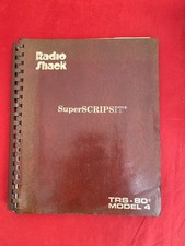 TRS-80 SuperSCRIPSIT (Super SCRIPSIT) software & manual