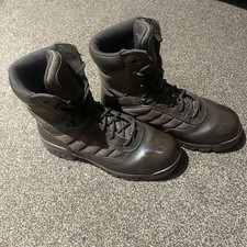 Bates Brown Leather Boots Size