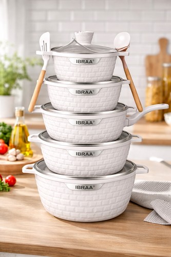 5pcs cookware set stock pots - cookware,