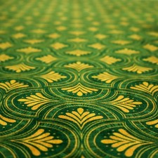 Green Art Deco Upholstery
