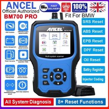 ANCEL BM700 PRO for BMW/Mini/RR Scanner Battery Registration OBD2 Diagnostic