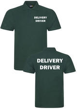 Delivery Driver POLO SHIRT WORKWEAR Van Courier Parcel Home Delivery Uniform TOP
