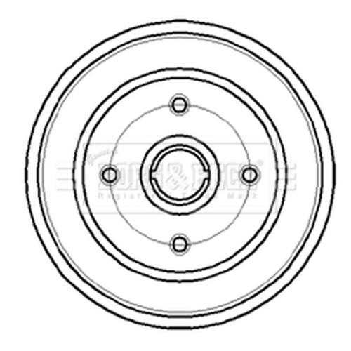 Brake drums for - drums, (pair)