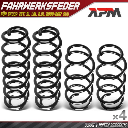 Suspension springs front - 4x,