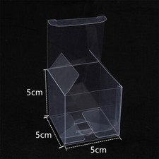 100x PET Cube Plastic Boxes