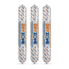 Dryzone Damp Proofing Course Cream DPC Wall Injection Treatment - 3 x 600ml