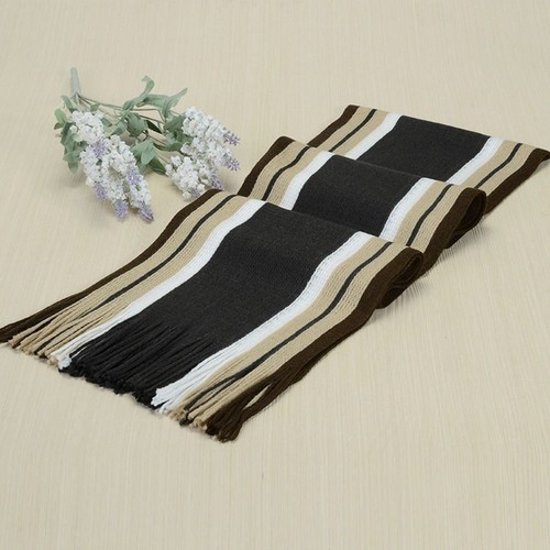 Neck warm men striped scarf - men,