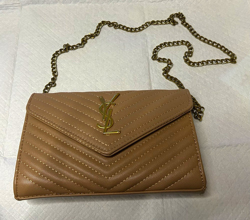 Saint laurent beige quilted - beige,