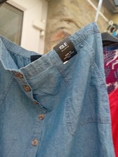 Damart Womens Blue Cotton