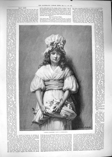Little girl spring - girl,