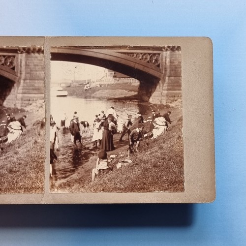 Nottingham stereoview c1880 - stereoview,