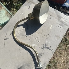 Vintage Brass Swan Neck Wall Light Fitting + Shade Pub Bar Cafe Shop Traditional
