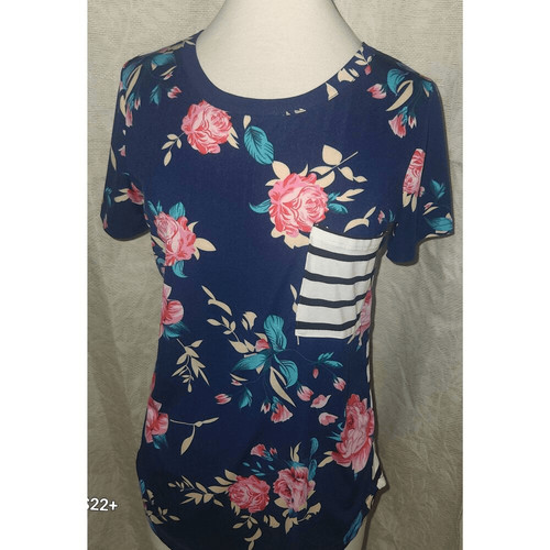 Tickled teal navy pink - f3,