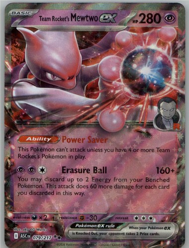 Team rocket mewtwo ex - rocket's,