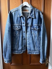 Levi’s Made in USA Denim Jacket with Pockets in Faded Blue WPL 423