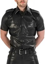 Real Cowhide Black Mens