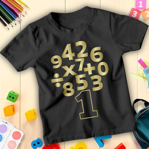 Boys girls math themed - girls,