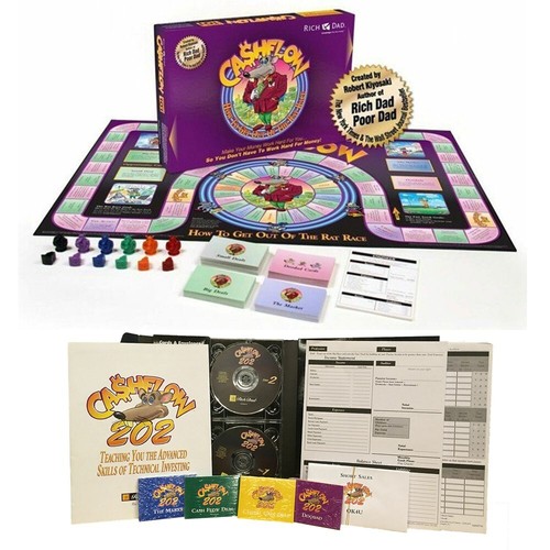Cashflow 101 202 board game - cashflow,
