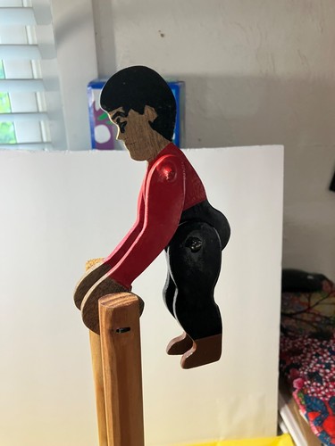 Vintage jumping jack wooden - vintage,