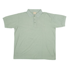 DAMART Mens Polo Shirt Green L