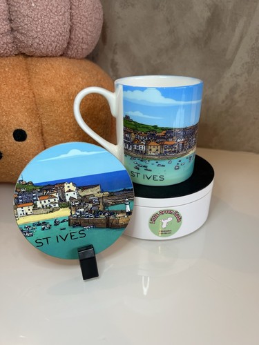 Ives cornwall mug - cornwall,