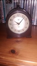 Art Deco Smiths Bakelite brown Sectric Electric Alarm Clock Repair Or Spares
