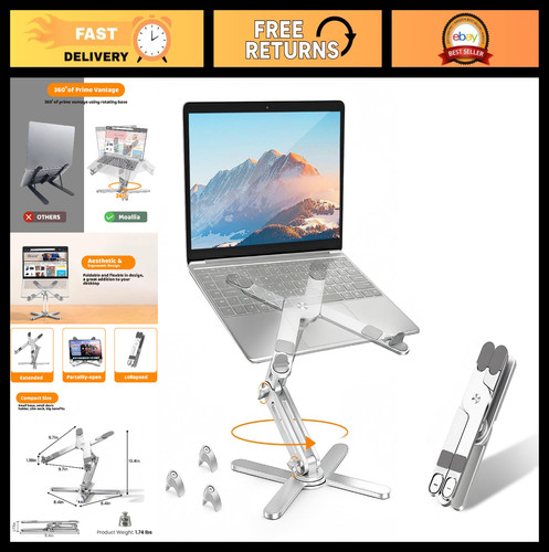 360 rotating laptop stand - rotating,