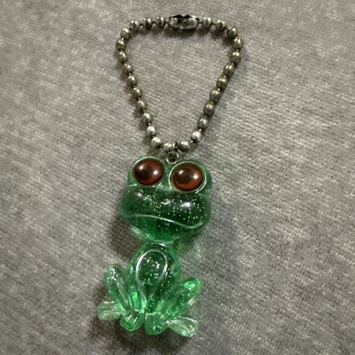 Vtg 90s frog keychain - 90s,