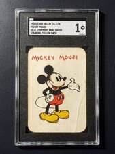1930s Chad Valley Silly Symphonies Disney #1 MICKEY MOUSE Standing - SGC 1