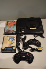 Sega Mega Drive mk 1 Console Bundle 2 Controllers, Leads, Sonic, Sonic 2 Working