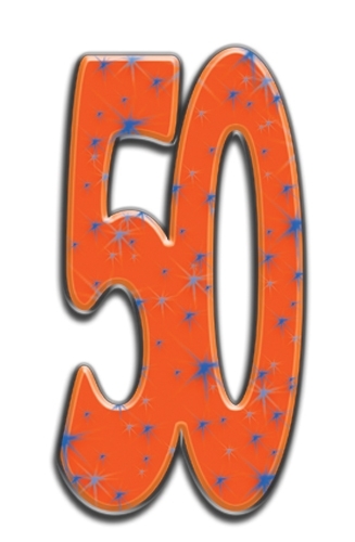 Number cardboard cutout - number, fun